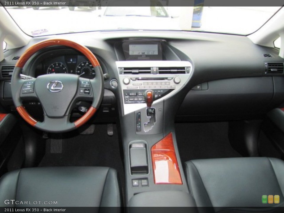 Black Interior Dashboard for the 2011 Lexus RX 350 #67131512