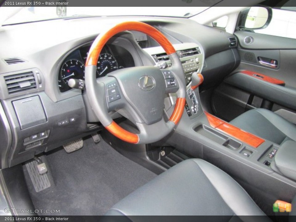 Black Interior Photo for the 2011 Lexus RX 350 #67131572