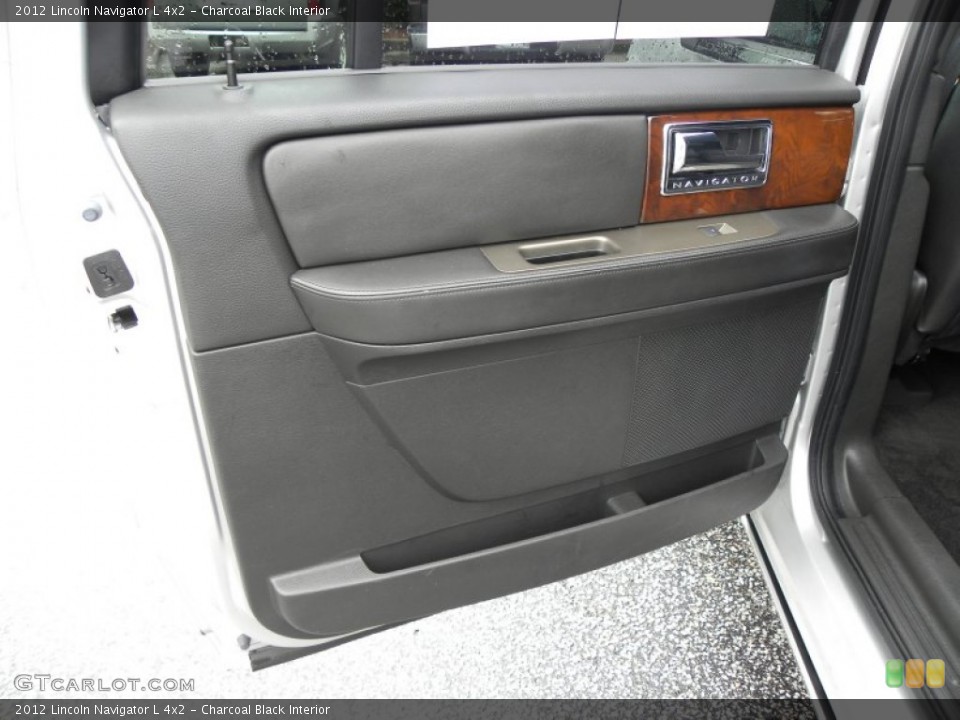 Charcoal Black Interior Door Panel for the 2012 Lincoln Navigator L 4x2 #67133549