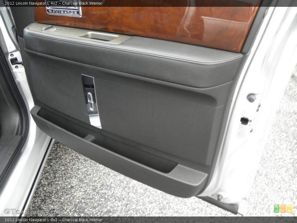 Charcoal Black Interior Door Panel for the 2012 Lincoln Navigator L 4x2 #67133562