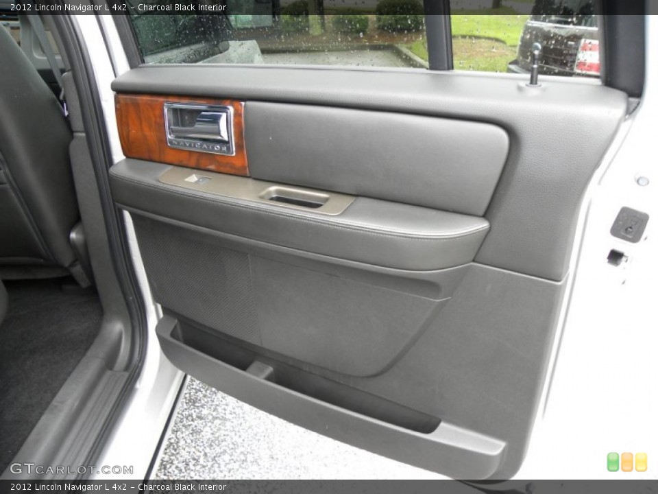 Charcoal Black Interior Door Panel for the 2012 Lincoln Navigator L 4x2 #67133582