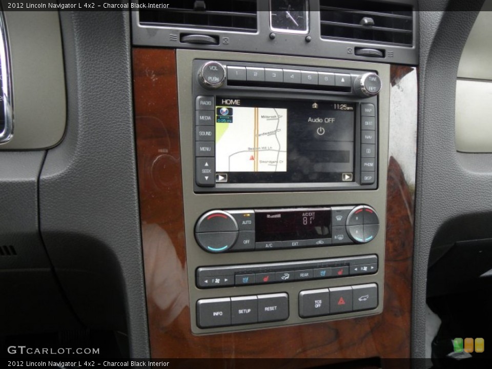 Charcoal Black Interior Controls for the 2012 Lincoln Navigator L 4x2 #67133675