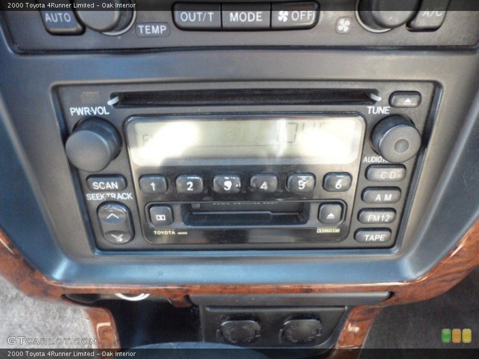 Oak Interior Audio System for the 2000 Toyota 4Runner Limited #67136066