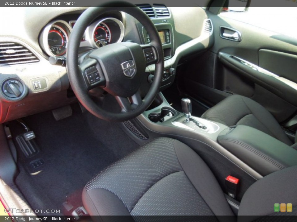 Black Interior Prime Interior for the 2012 Dodge Journey SE #67138254