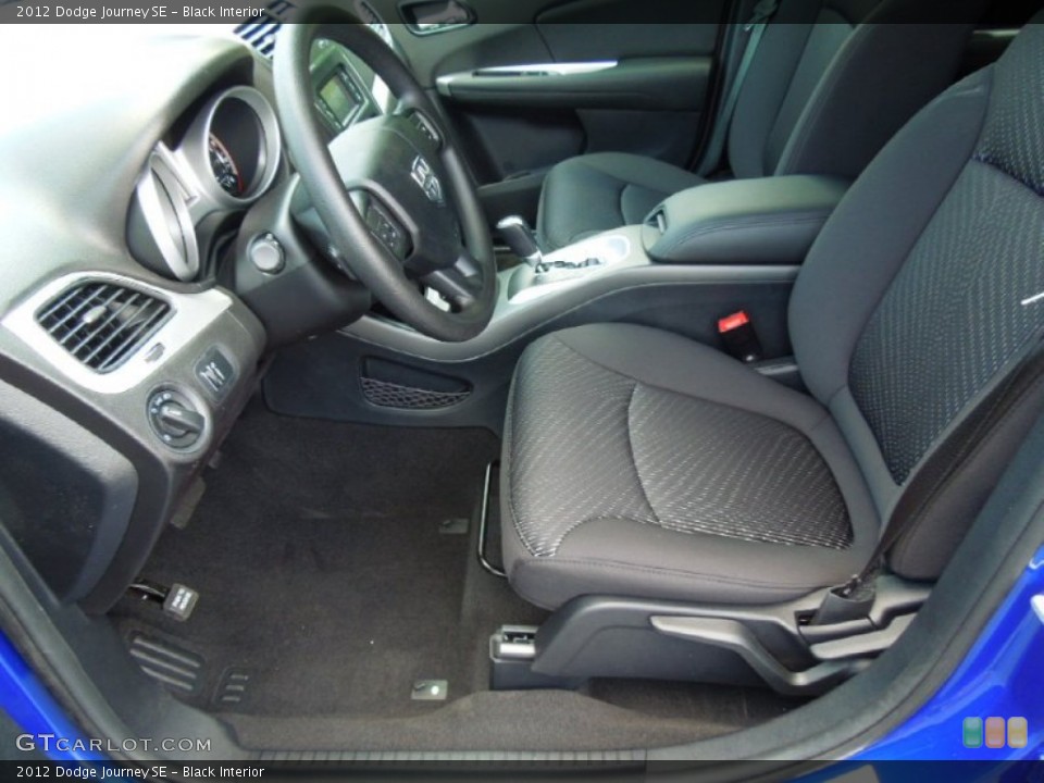 Black Interior Photo for the 2012 Dodge Journey SE #67138302