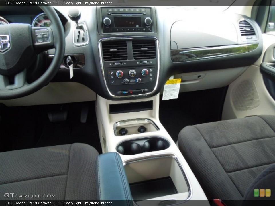 Black/Light Graystone Interior Dashboard for the 2012 Dodge Grand Caravan SXT #67138533