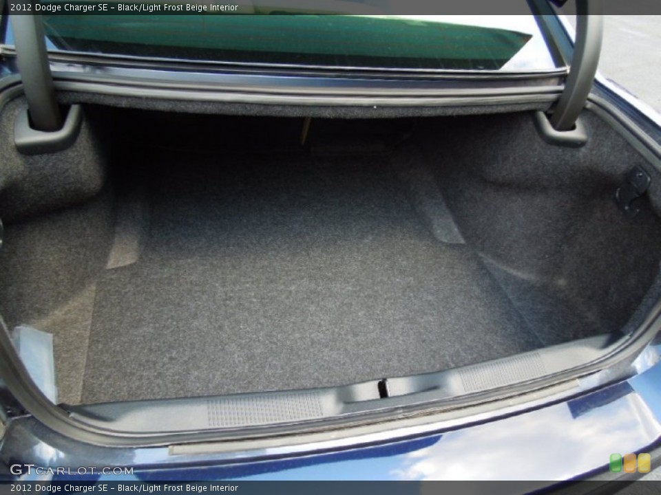 Black/Light Frost Beige Interior Trunk for the 2012 Dodge Charger SE #67140984