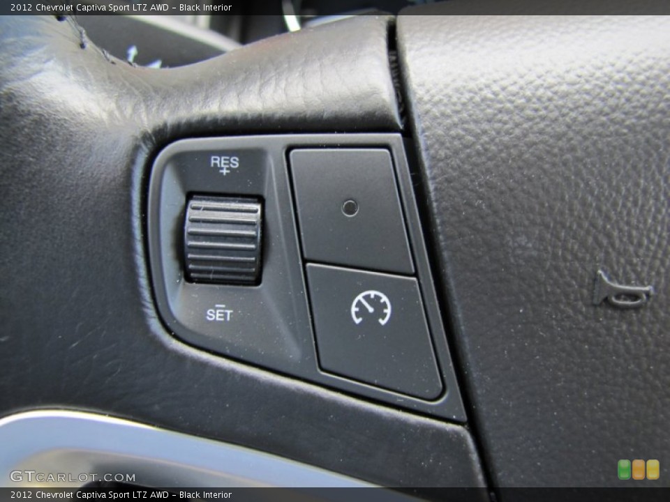 Black Interior Controls for the 2012 Chevrolet Captiva Sport LTZ AWD #67144146