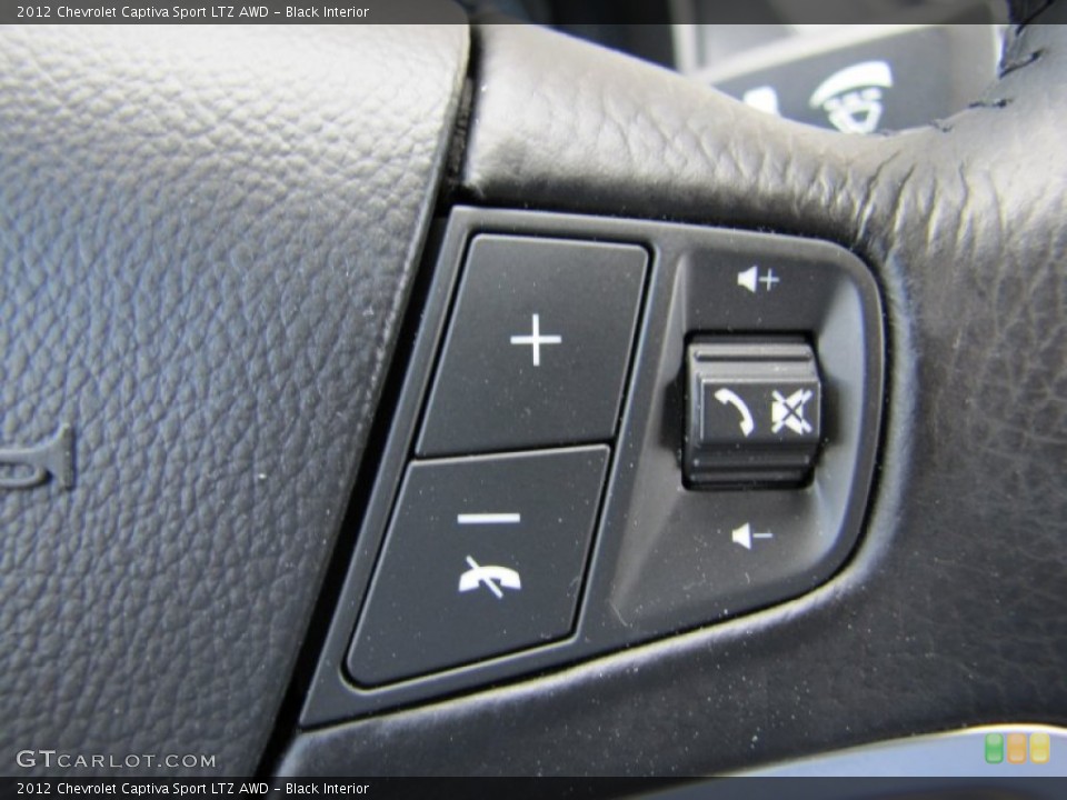 Black Interior Controls for the 2012 Chevrolet Captiva Sport LTZ AWD #67144152