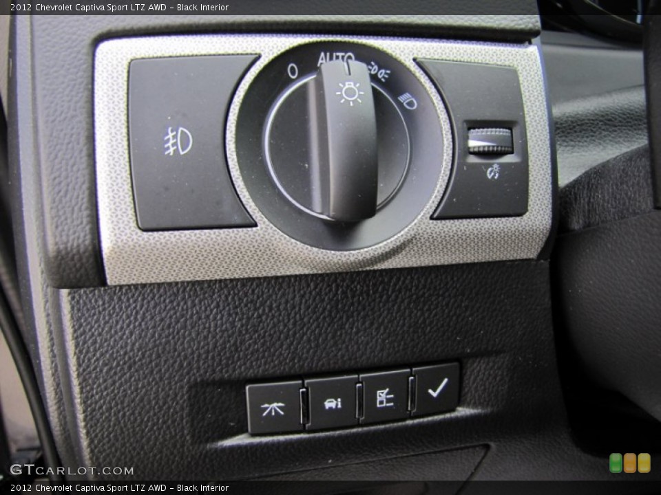 Black Interior Controls for the 2012 Chevrolet Captiva Sport LTZ AWD #67144167