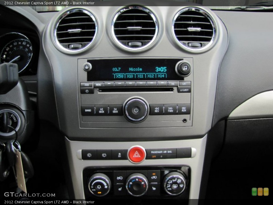 Black Interior Audio System for the 2012 Chevrolet Captiva Sport LTZ AWD #67144179
