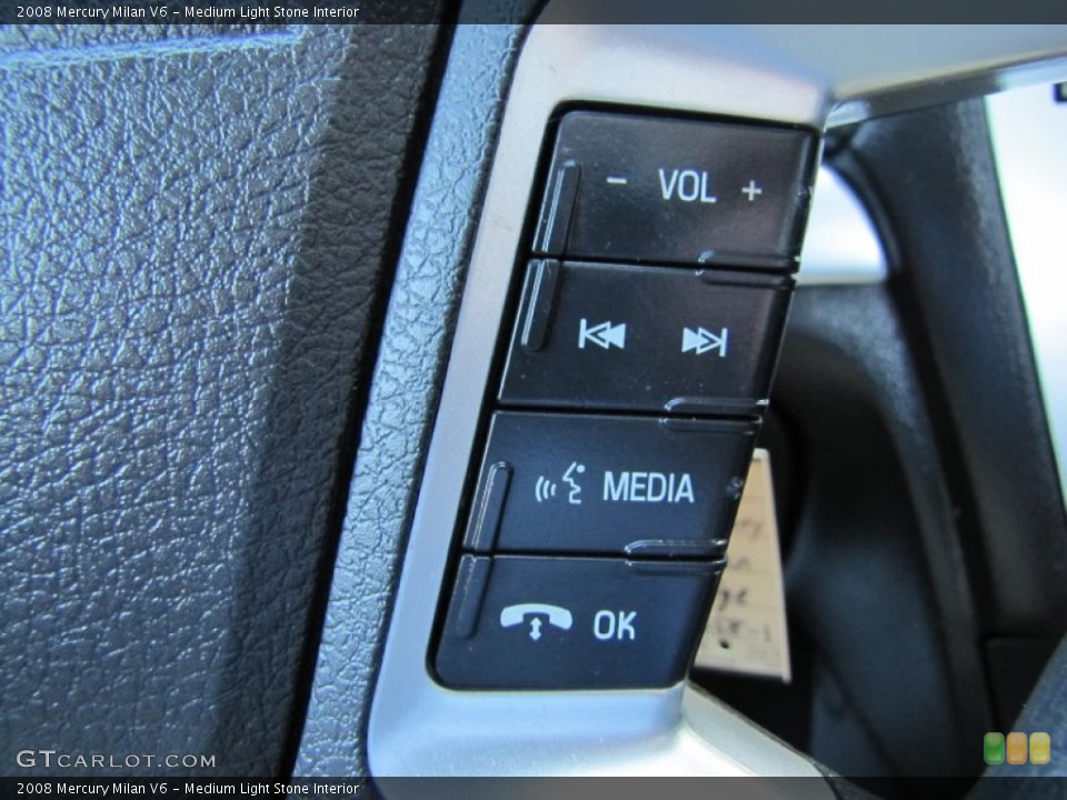 Medium Light Stone Interior Controls for the 2008 Mercury Milan V6 #67145889