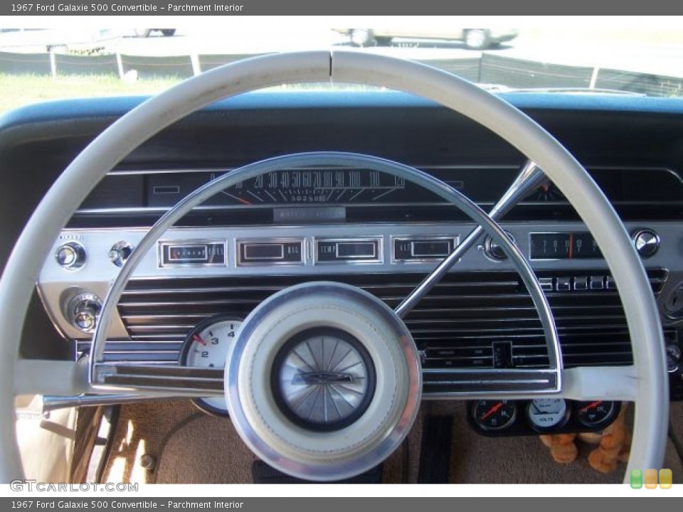 Parchment Interior Steering Wheel for the 1967 Ford Galaxie 500 Convertible #67150094