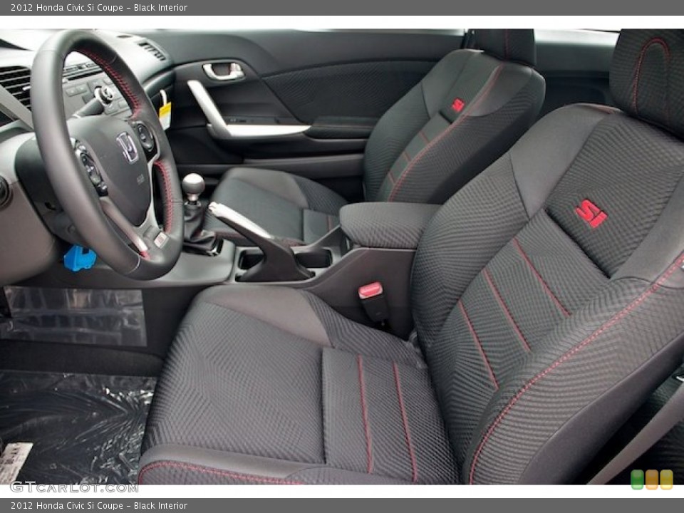 Black Interior Photo for the 2012 Honda Civic Si Coupe #67150274