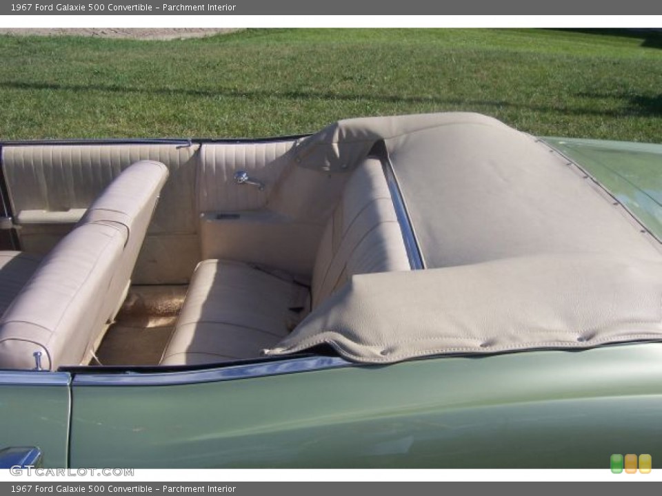 Parchment Interior Photo for the 1967 Ford Galaxie 500 Convertible #67150509