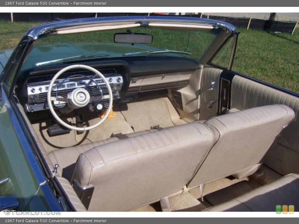 Parchment Interior Dashboard For The 1967 Ford Galaxie 500