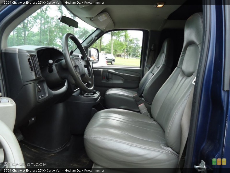 Medium Dark Pewter Interior Front Seat for the 2004 Chevrolet Express 2500 Cargo Van #67152605