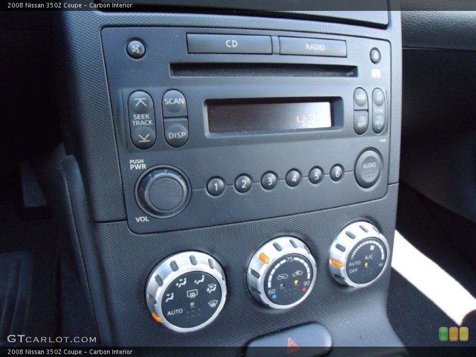 Carbon Interior Controls for the 2008 Nissan 350Z Coupe #67153004