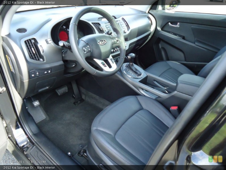 Black Interior Photo for the 2012 Kia Sportage EX #67154426
