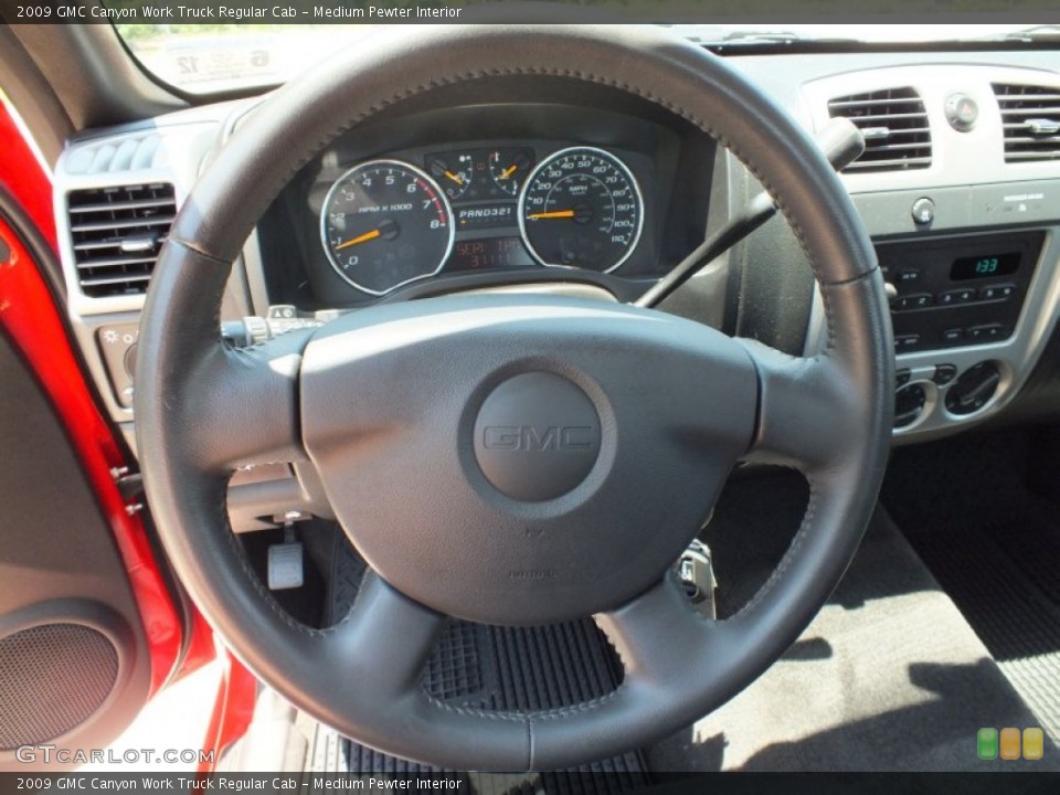 Medium Pewter Interior Steering Wheel for the 2009 GMC Canyon Work Truck Regular Cab #67155785