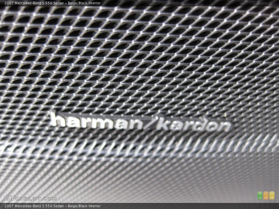 Beige/Black Interior Audio System for the 2007 Mercedes-Benz S 550 Sedan #67156256