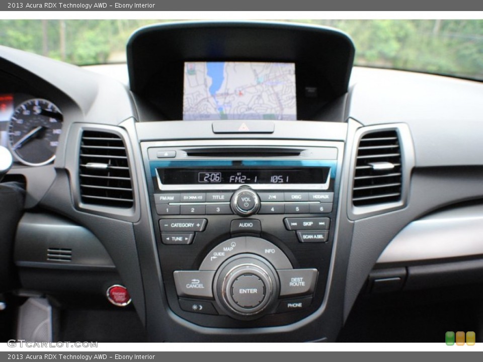 Ebony Interior Controls for the 2013 Acura RDX Technology AWD #67157171