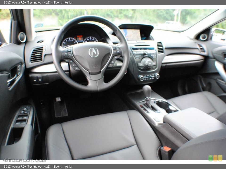 Ebony Interior Dashboard for the 2013 Acura RDX Technology AWD #67157192