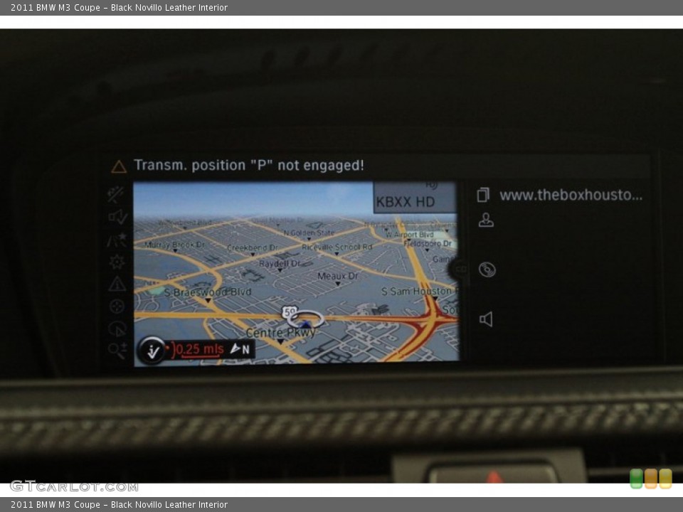 Black Novillo Leather Interior Navigation for the 2011 BMW M3 Coupe #67157369