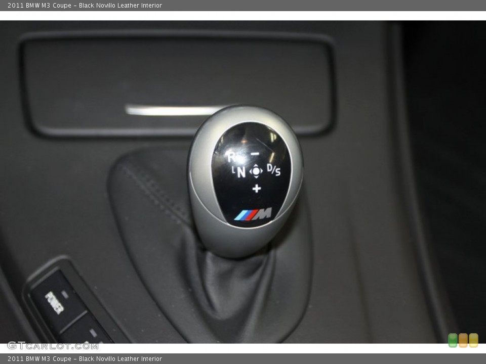 Black Novillo Leather Interior Transmission for the 2011 BMW M3 Coupe #67157406
