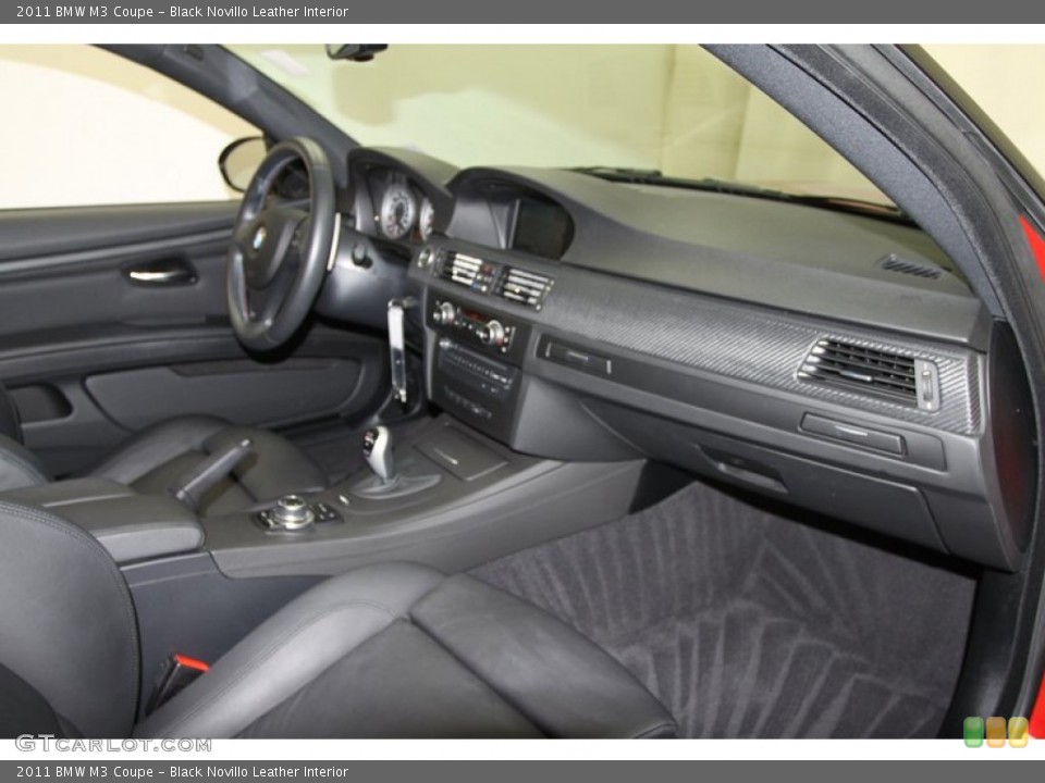 Black Novillo Leather Interior Dashboard for the 2011 BMW M3 Coupe #67157534
