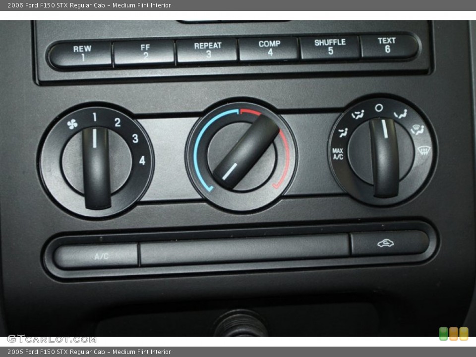Medium Flint Interior Controls for the 2006 Ford F150 STX Regular Cab #67160327