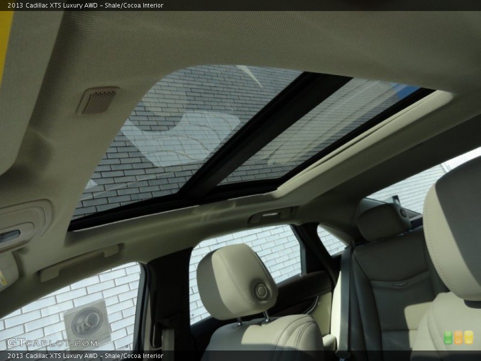 Shale/Cocoa Interior Sunroof for the 2013 Cadillac XTS Luxury AWD #67160479