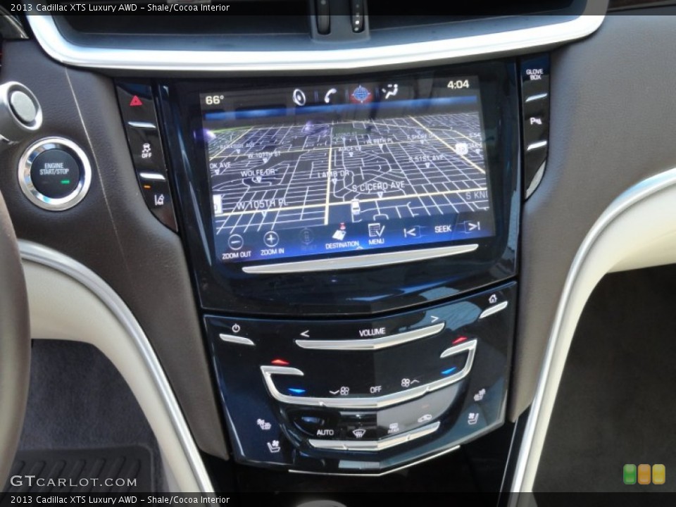 Shale/Cocoa Interior Navigation for the 2013 Cadillac XTS Luxury AWD #67160543