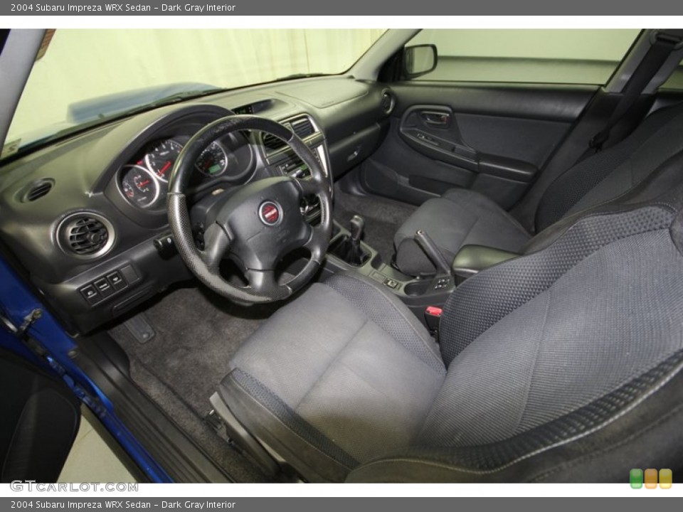 Dark Gray Interior Photo for the 2004 Subaru Impreza WRX Sedan #67162016