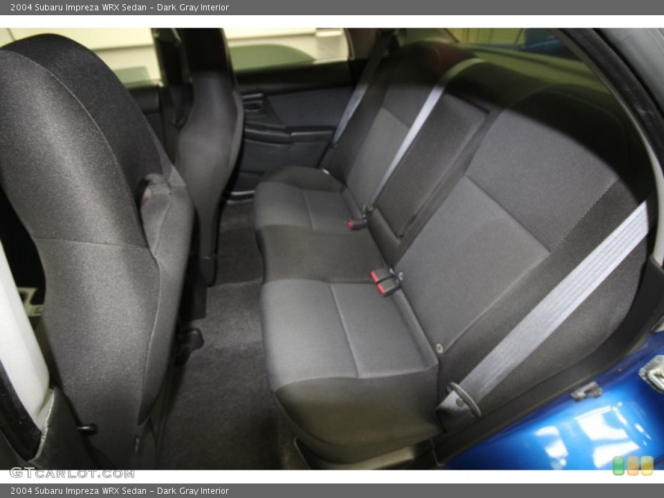 Dark Gray Interior Rear Seat for the 2004 Subaru Impreza WRX Sedan #67162106