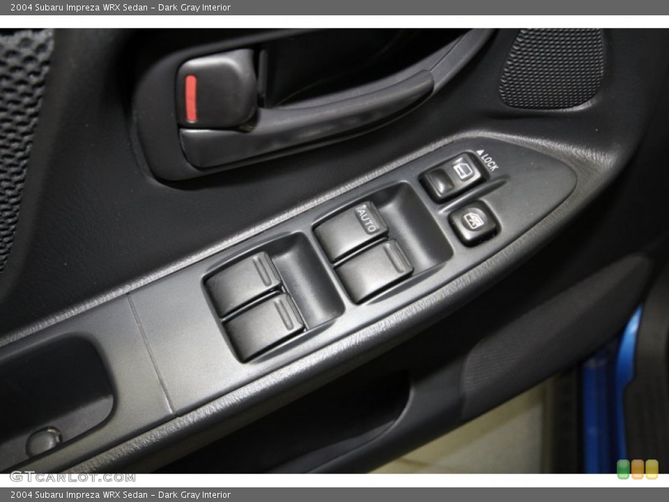 Dark Gray Interior Controls for the 2004 Subaru Impreza WRX Sedan #67162124