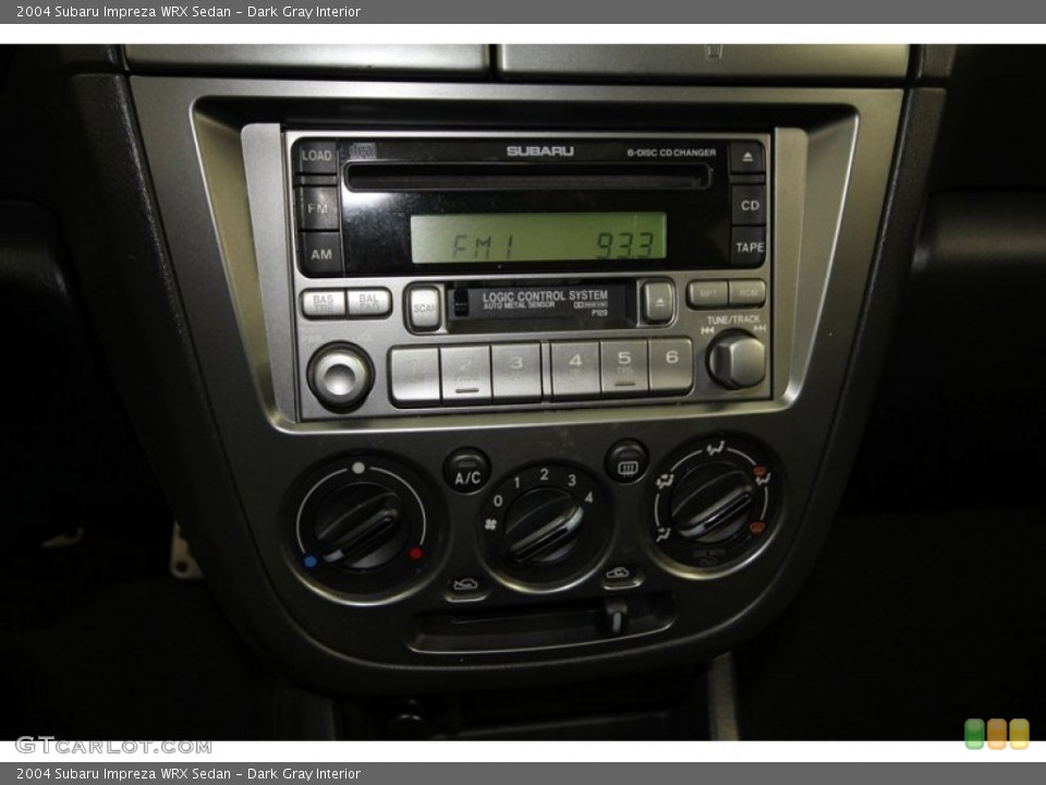 Dark Gray Interior Audio System for the 2004 Subaru Impreza WRX Sedan #67162150