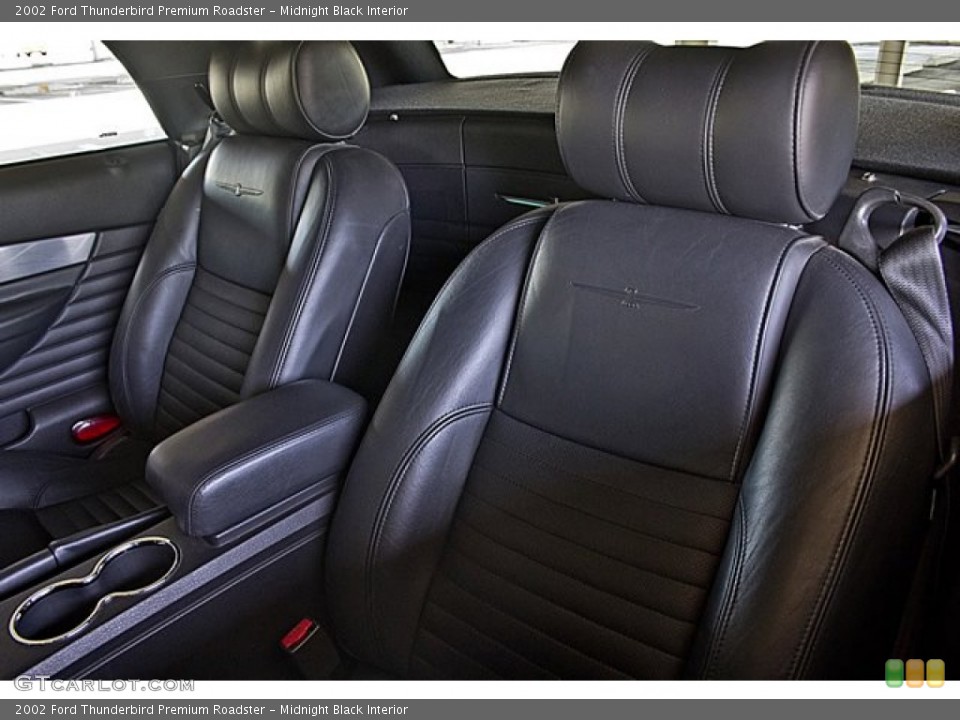 Midnight Black Interior Photo for the 2002 Ford Thunderbird Premium Roadster #67162877