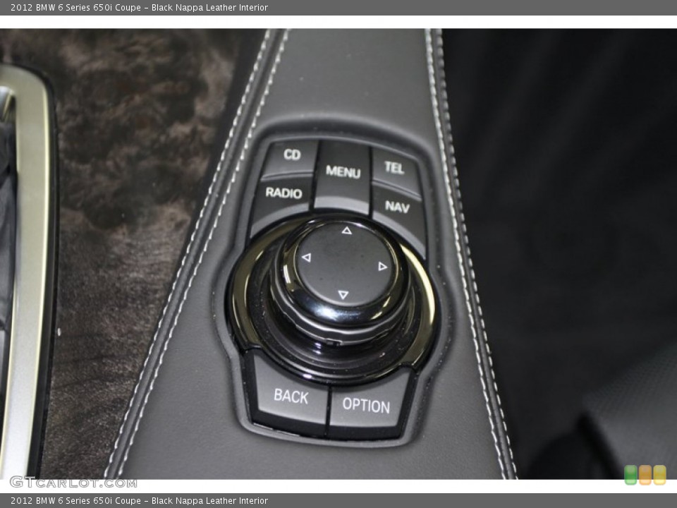 Black Nappa Leather Interior Controls for the 2012 BMW 6 Series 650i Coupe #67163419