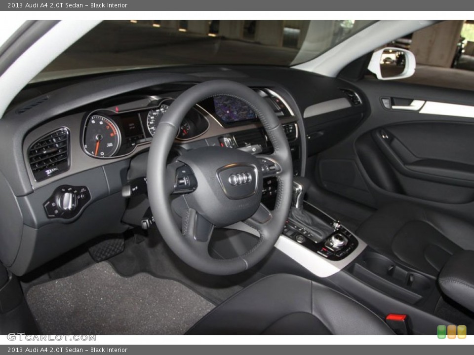 Black Interior Steering Wheel for the 2013 Audi A4 2.0T Sedan #67165256