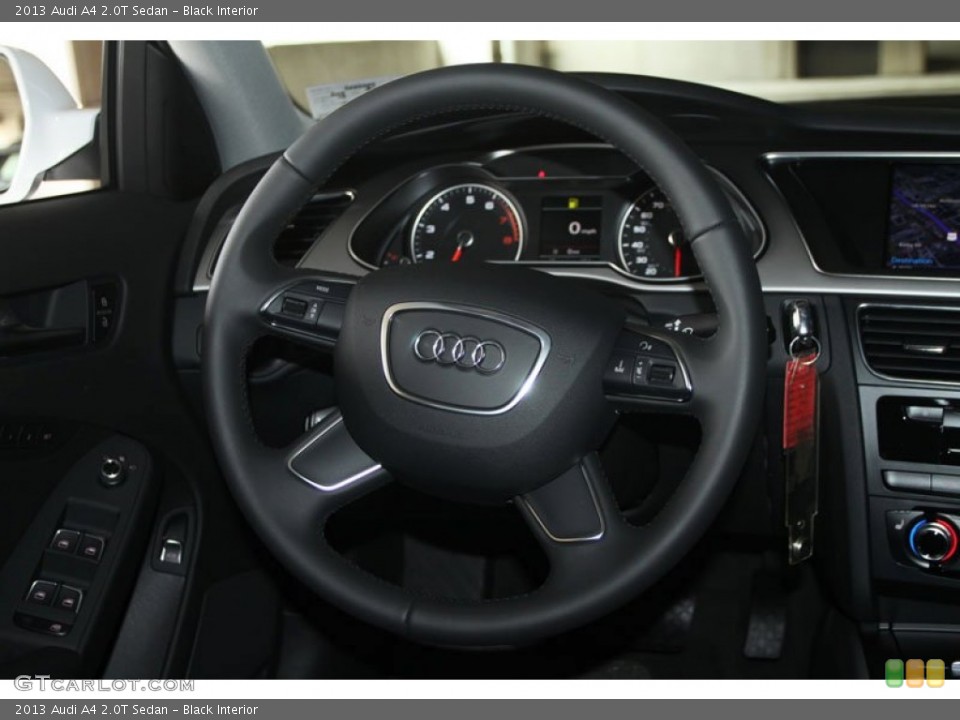 Black Interior Steering Wheel for the 2013 Audi A4 2.0T Sedan #67165304