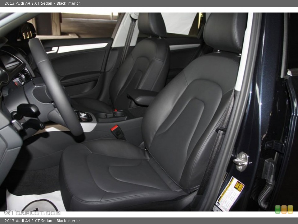 Black Interior Front Seat for the 2013 Audi A4 2.0T Sedan #67166054