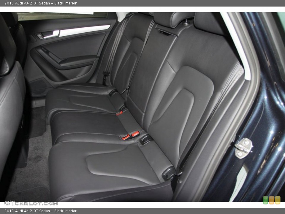 Black Interior Rear Seat for the 2013 Audi A4 2.0T Sedan #67166063