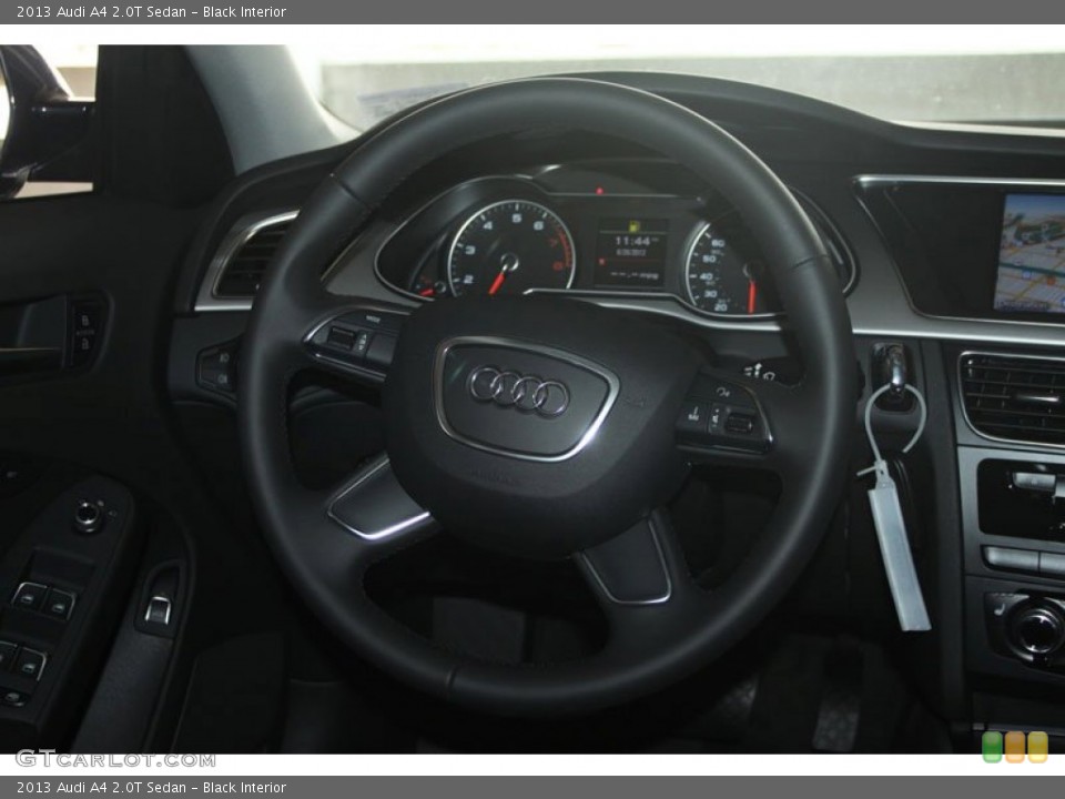 Black Interior Steering Wheel for the 2013 Audi A4 2.0T Sedan #67166081