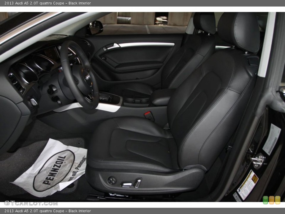 Black Interior Front Seat for the 2013 Audi A5 2.0T quattro Coupe #67166588