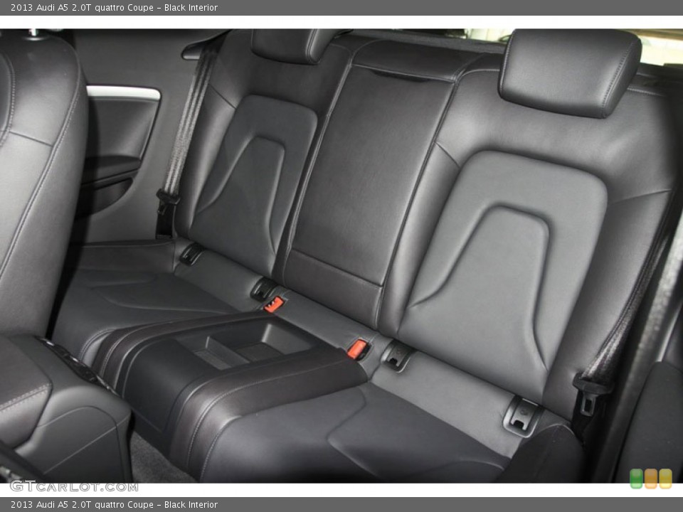 Black Interior Rear Seat for the 2013 Audi A5 2.0T quattro Coupe #67166606