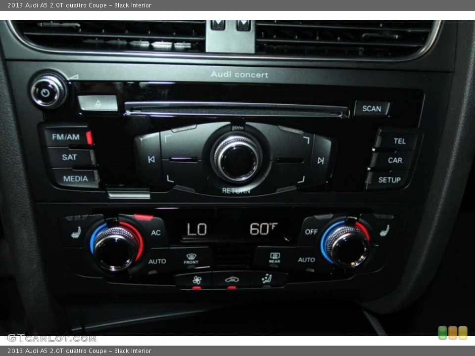 Black Interior Controls for the 2013 Audi A5 2.0T quattro Coupe #67166624