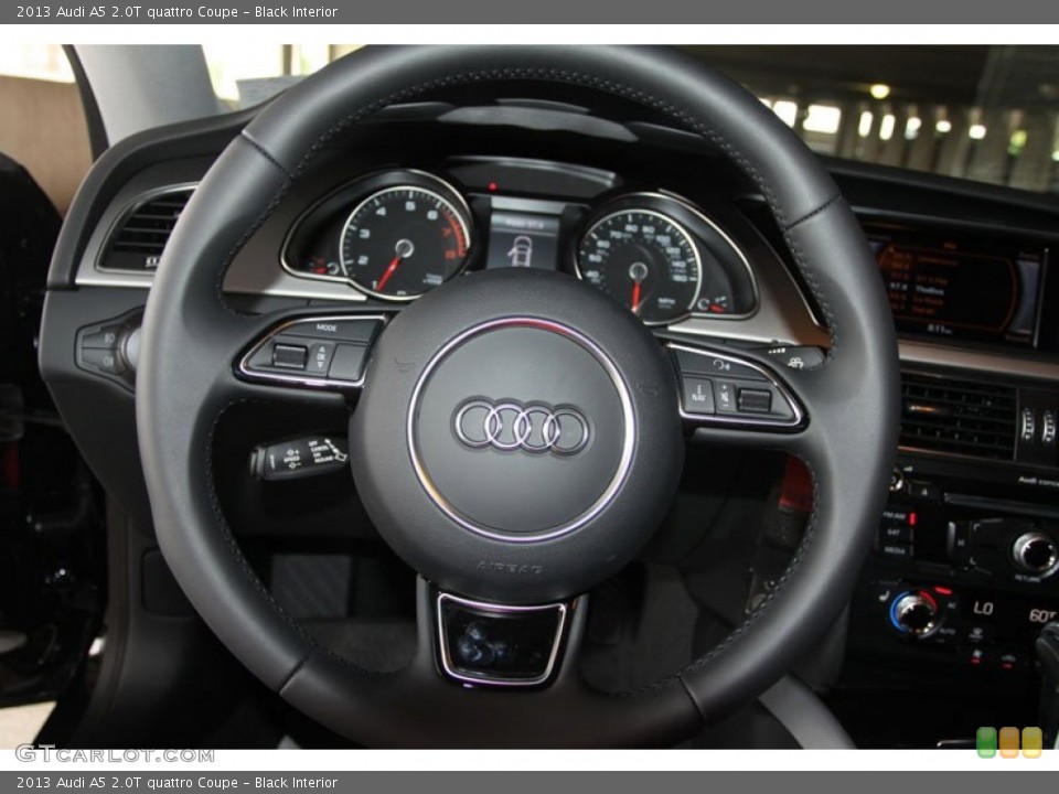 Black Interior Steering Wheel for the 2013 Audi A5 2.0T quattro Coupe #67166642