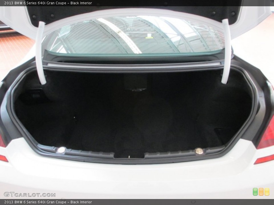 Black Interior Trunk for the 2013 BMW 6 Series 640i Gran Coupe #67168544