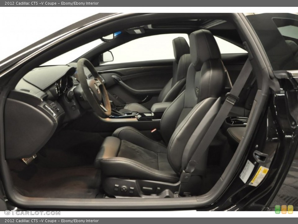 Ebony/Ebony Interior Photo for the 2012 Cadillac CTS -V Coupe #67169618